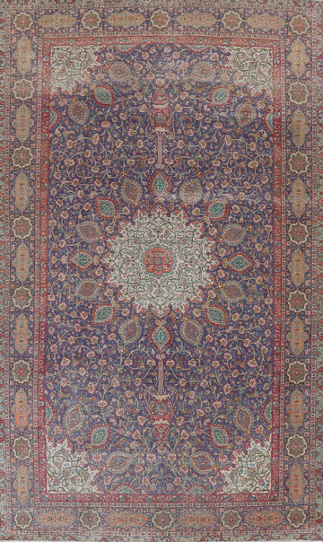 Antique Large Tabriz Persian Area Rug 10x16