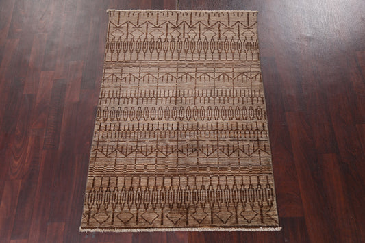 Wool Gabbeh Kashkoli Handmade Rug 3x5