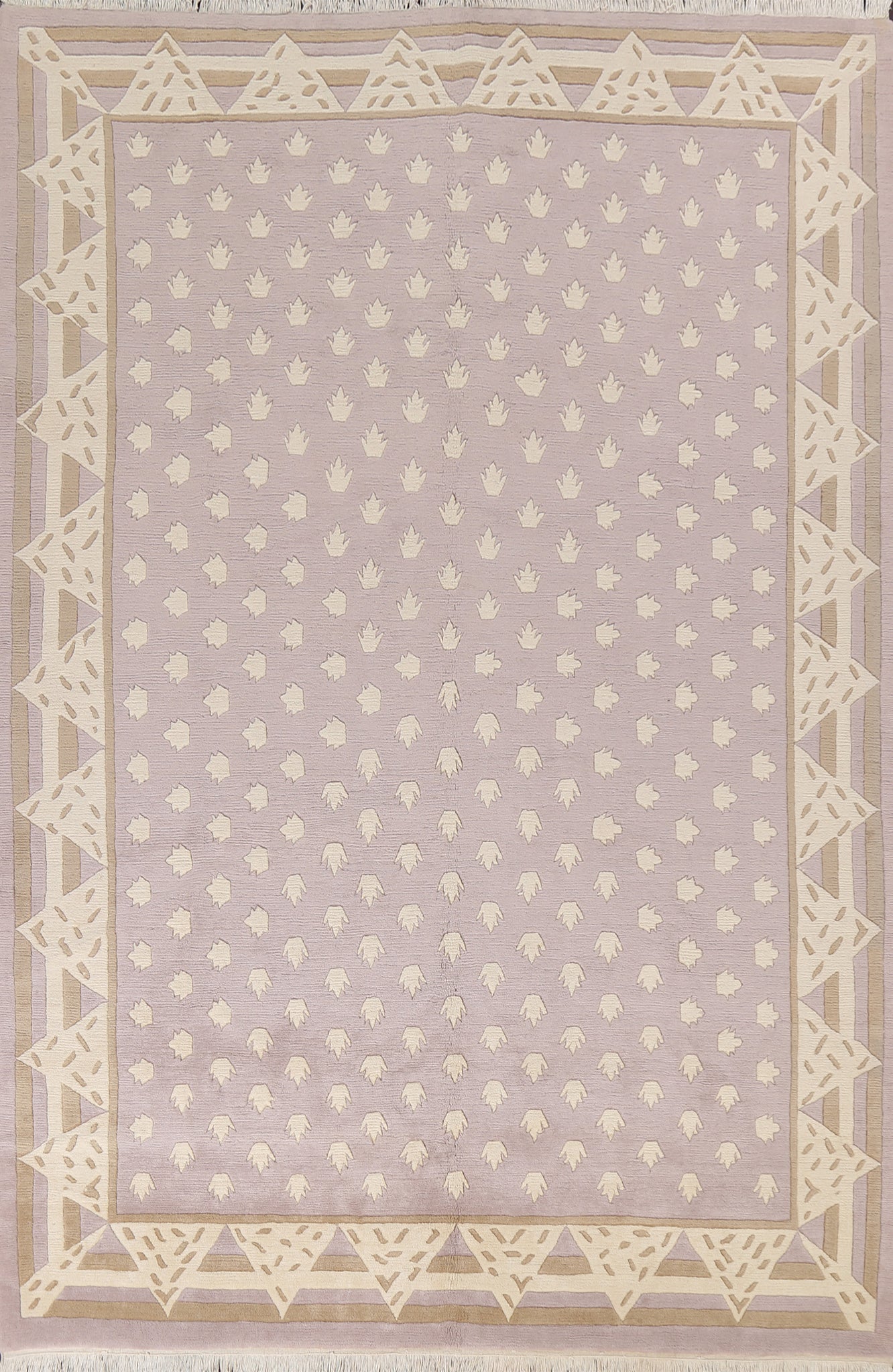 Vegetable Dye Nepalese Wool Area Rug 9x12