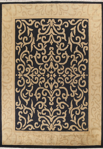 Vegetable Dye Nepalese Handmade Area Rug 9x12