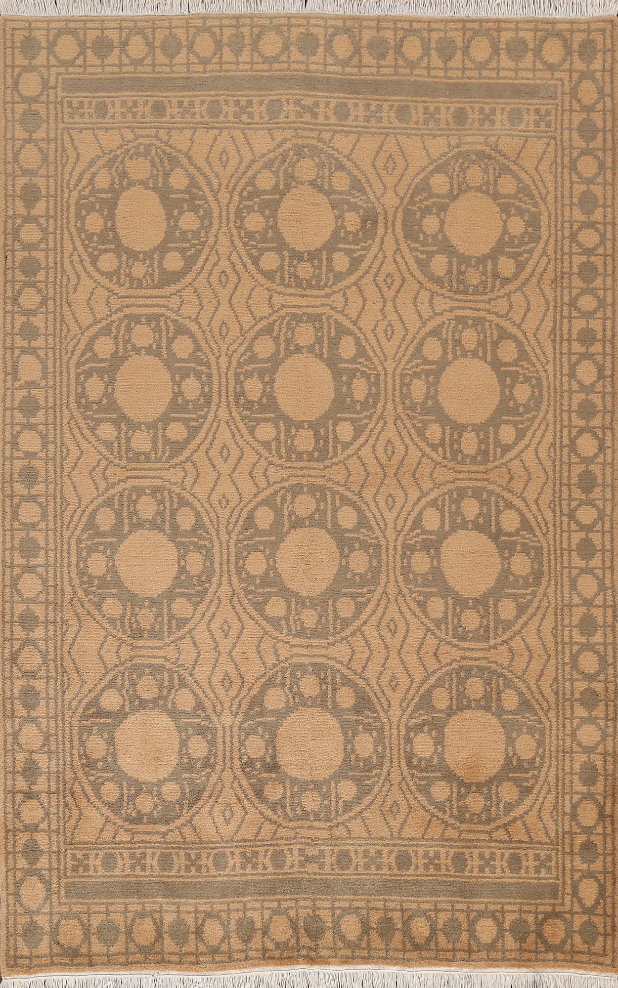 Vegetable Dye Nepalese Handmade Area Rug 6x9