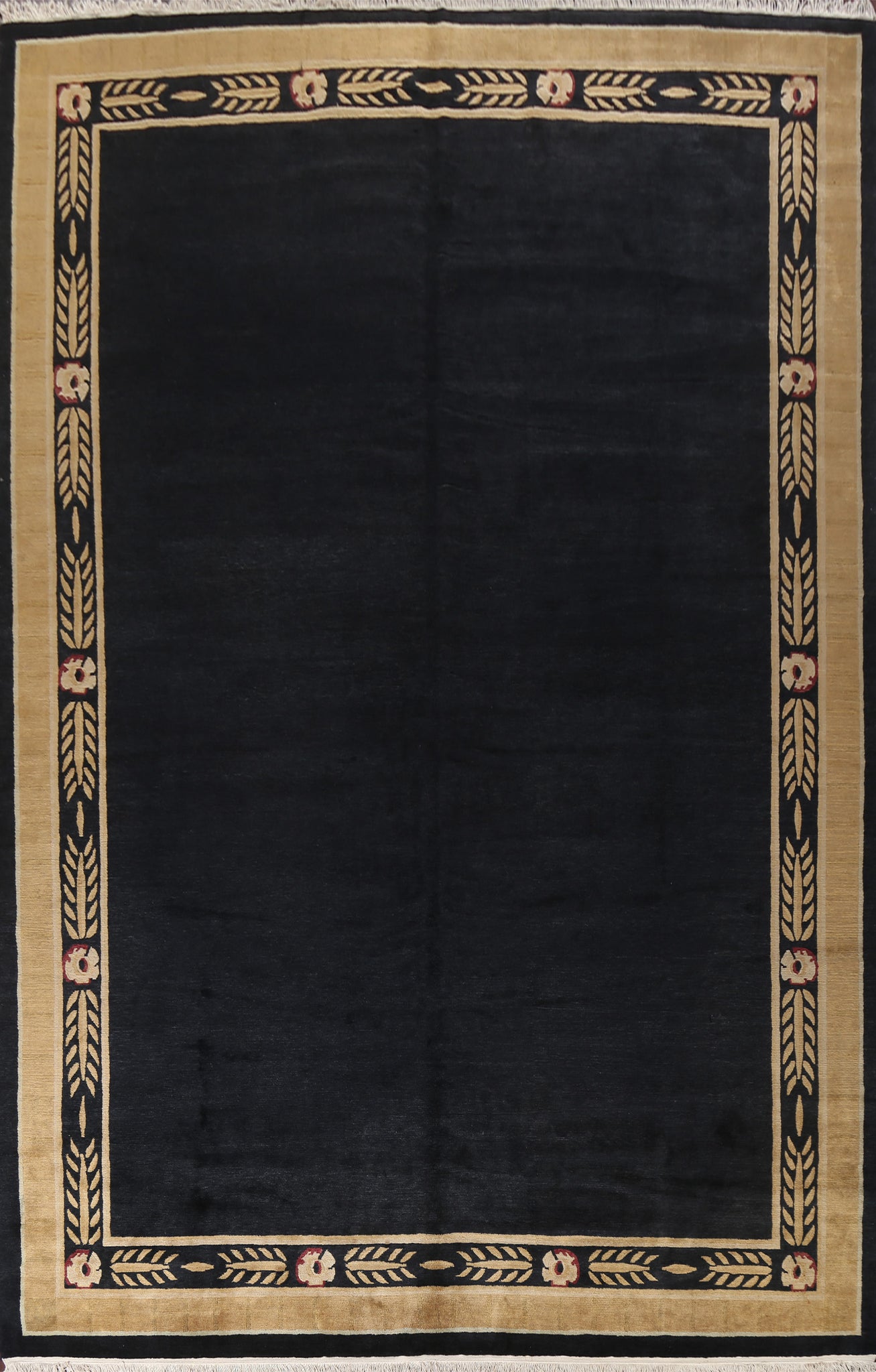 Vegetable Dye Large Nepalese Handmade Wool Rug 12x18