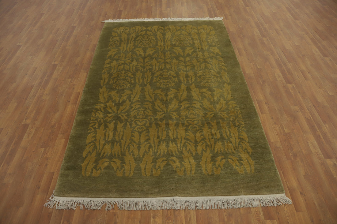 Vegetable Dye Nepalese Handmade Area Rug 6x9
