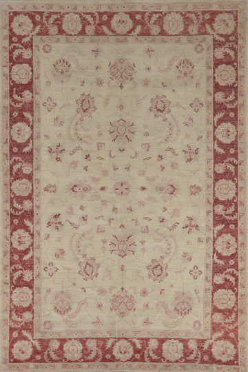 Vegetable Dye Chobi Peshawar Handmade Area Rug 6x8