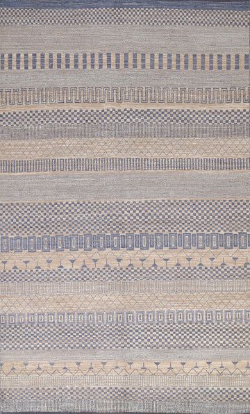Vegetable Dye Chobi Peshawar Handmade Area Rug 6x8