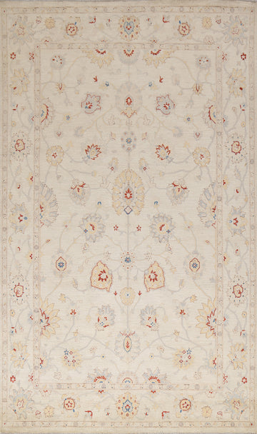 Vegetable Dye Chobi Peshawar Handmade Area Rug 7x10