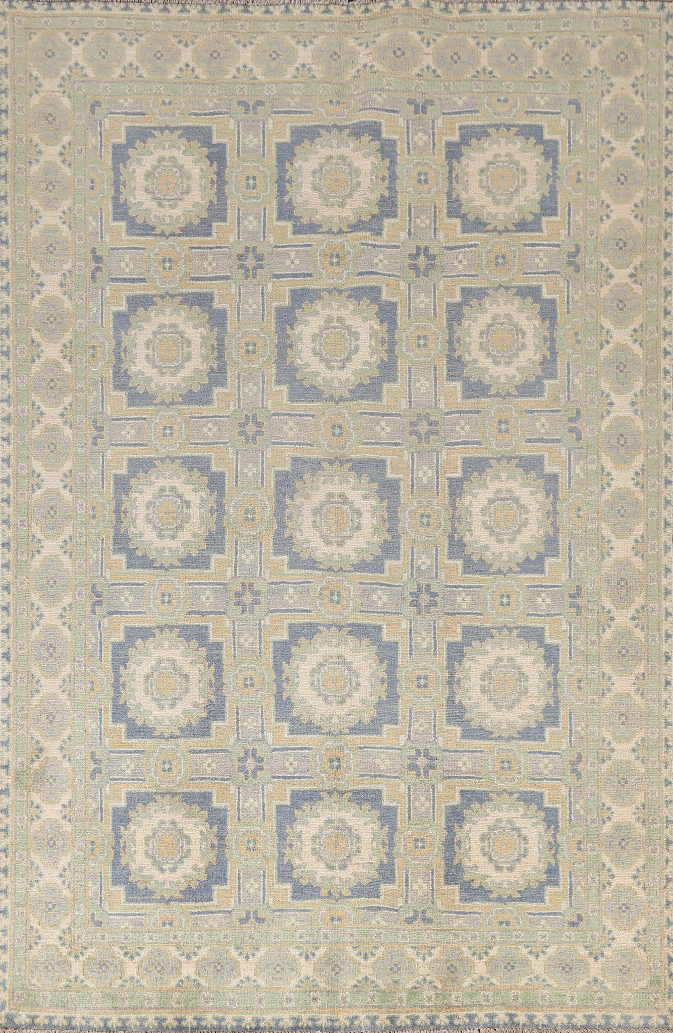 Vegetable Dye Khotan Handmade Area Rug 5x7