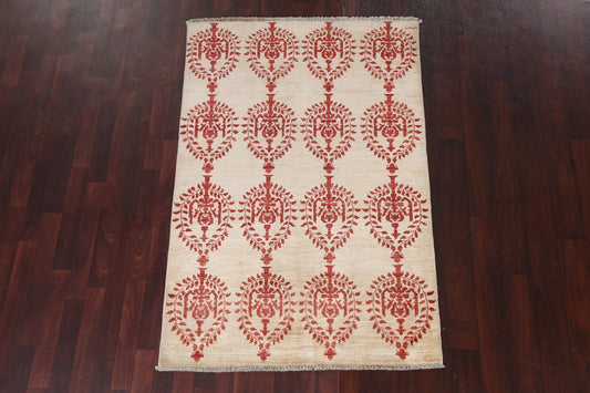 Vegetable Dye Ziegler Handmade Area Rug 4x6