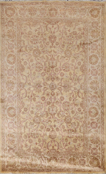 Vegetable Dye Wool Kashan Vintage Area Rug 6x9
