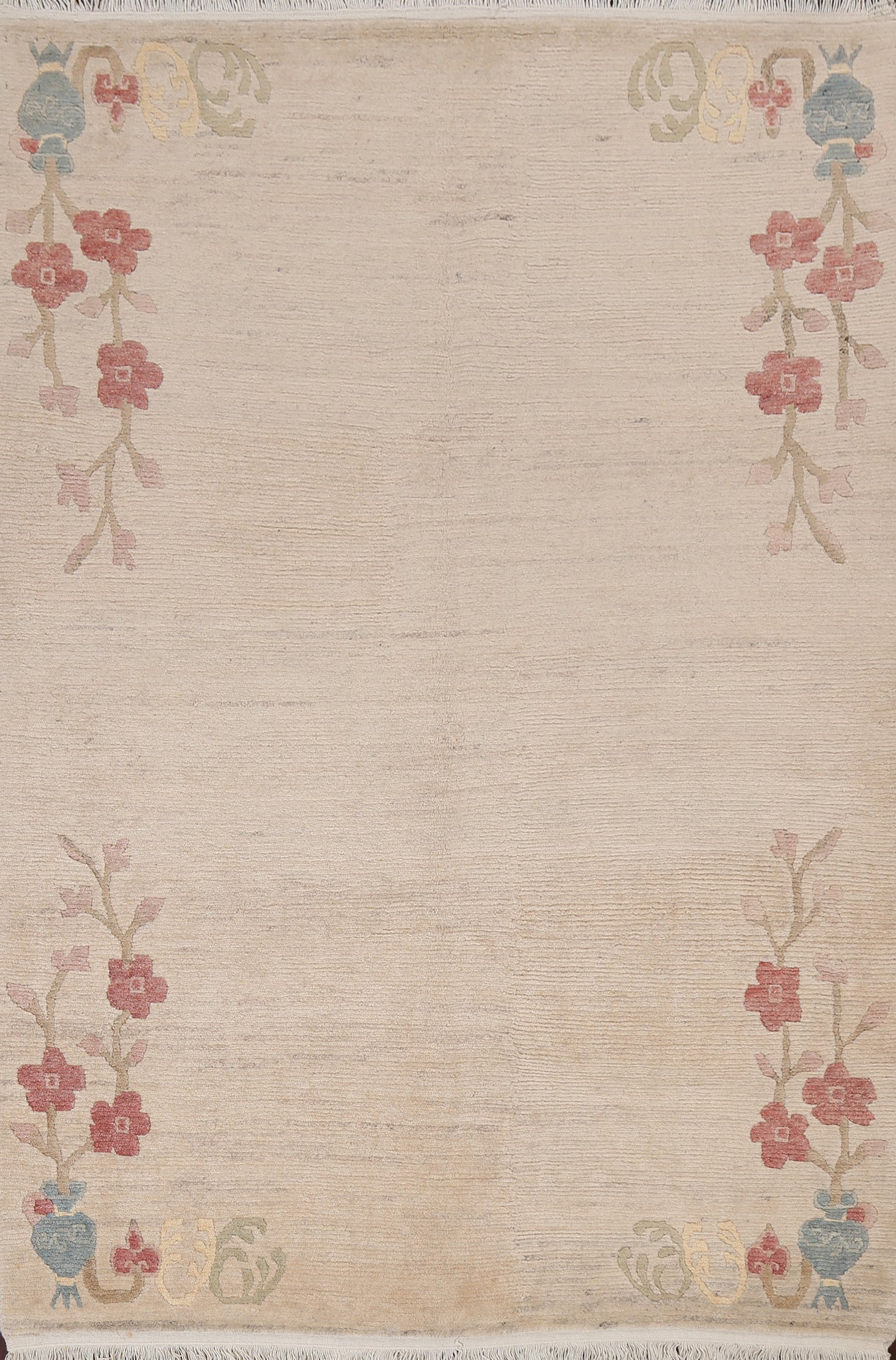 Vegetable Dye Nepalese Handmade Area Rug 6x8