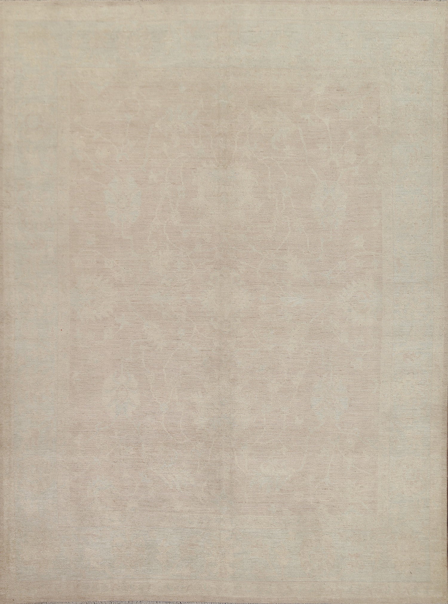Vegetable Dye Muted Oushak Turkish Area Rug 8x10