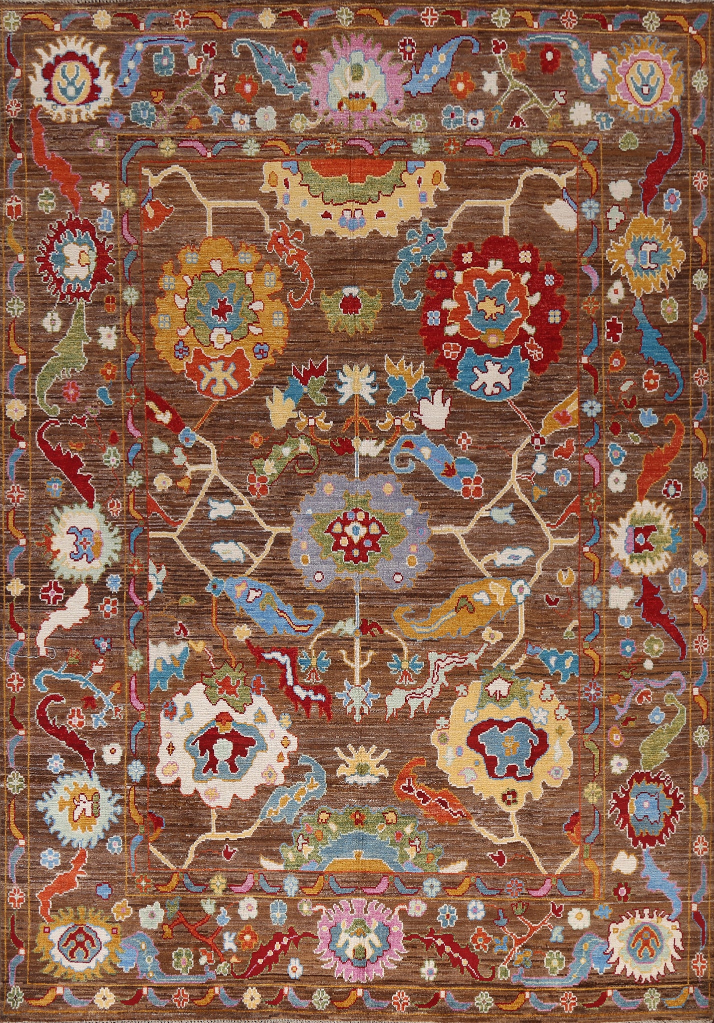 Vegetable Dye Ziegler Handmade Area Rug 8x10