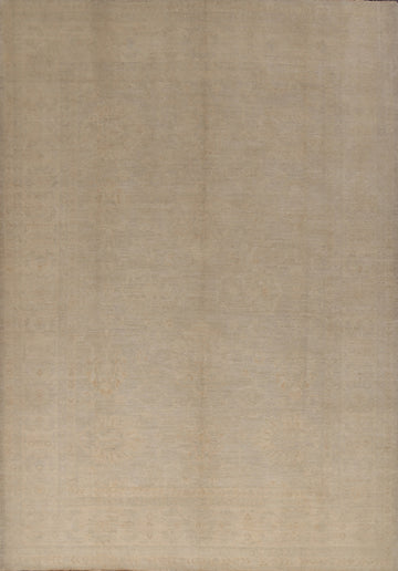 Vegetable Dye Muted Oushak Turkish Area Rug 9x12