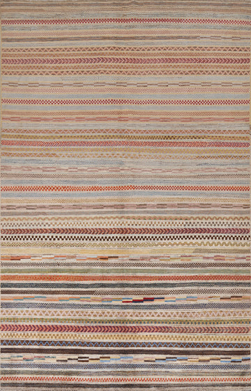 Vegetable Dye Gabbeh Kashkoli Oriental Area Rug 6x10