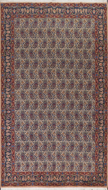 Vegetable Dye Paisley Tabriz Persian Area Rug 9x12