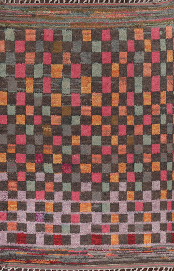 Checkered Moroccan Oriental Area Rug 8x11