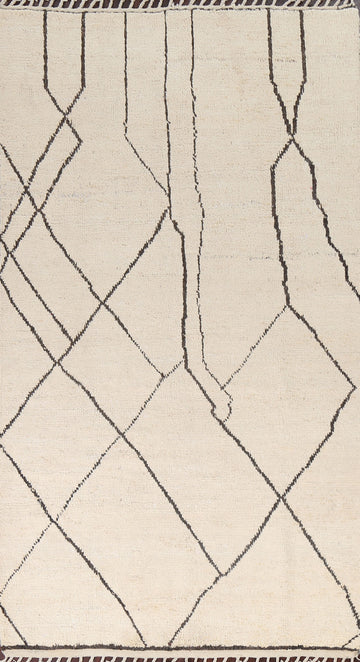 Tribal Moroccan Oriental Area Rug 6x10