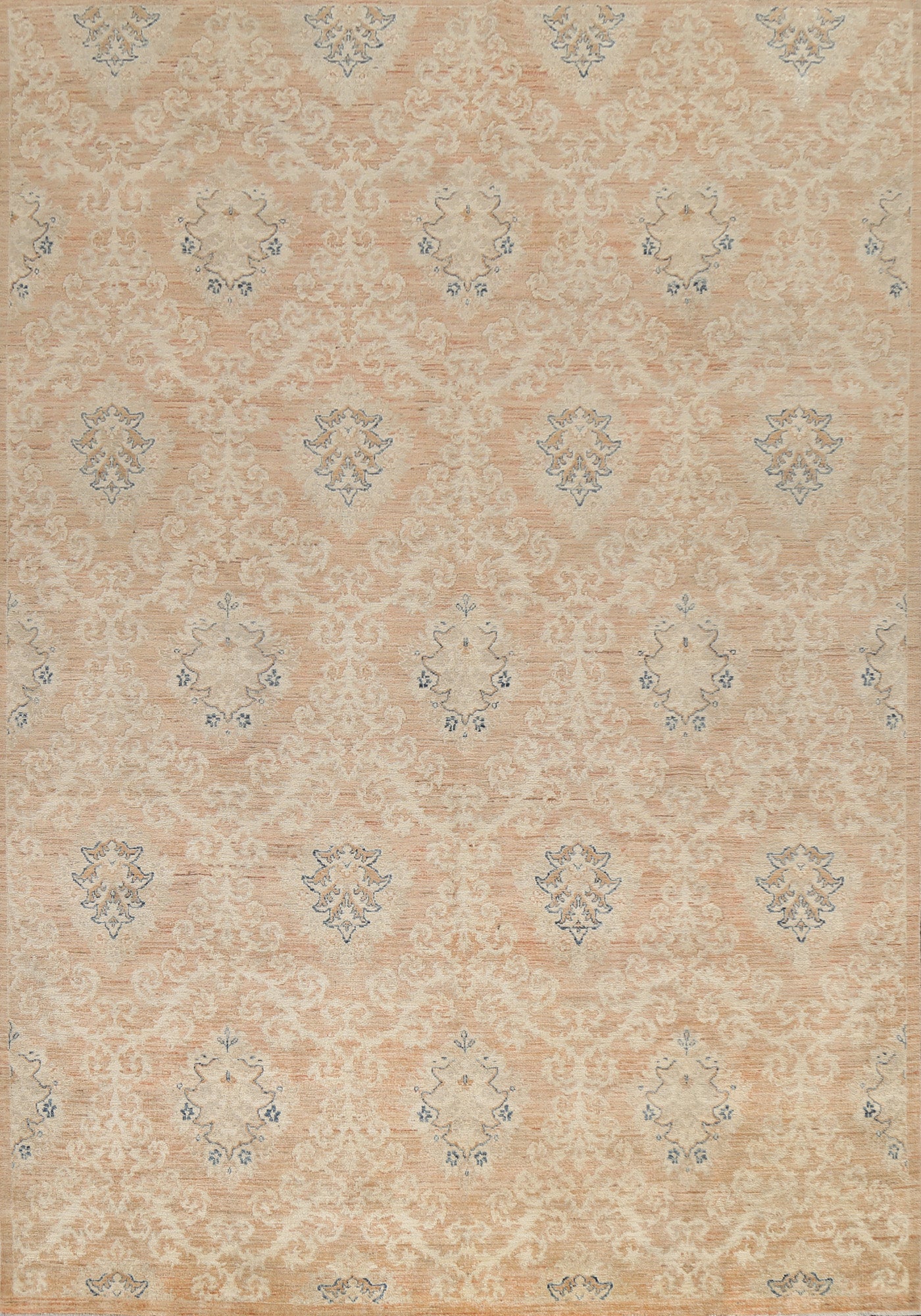 Handmade Wool Oushak Turkish Area Rug 8x11