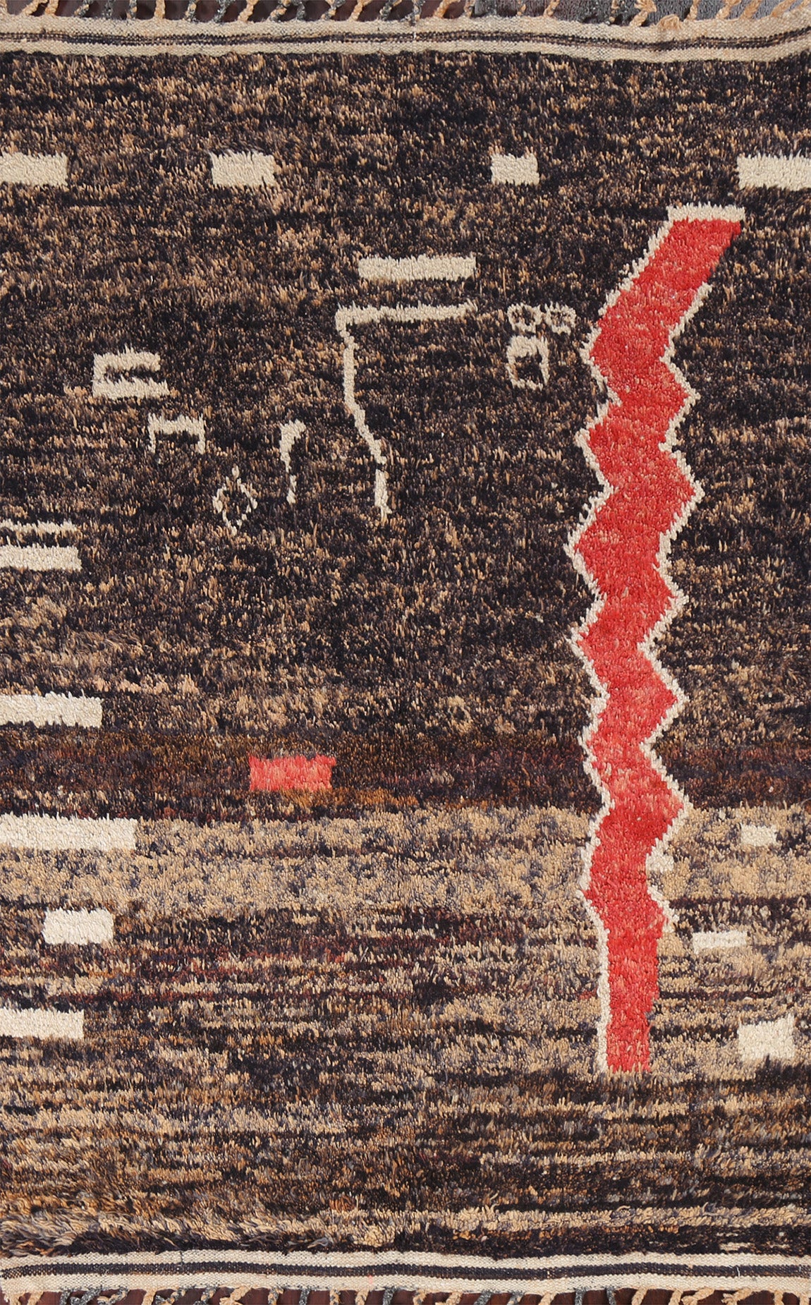 Tribal Wool Moroccan Handmade Area Rug 5x8