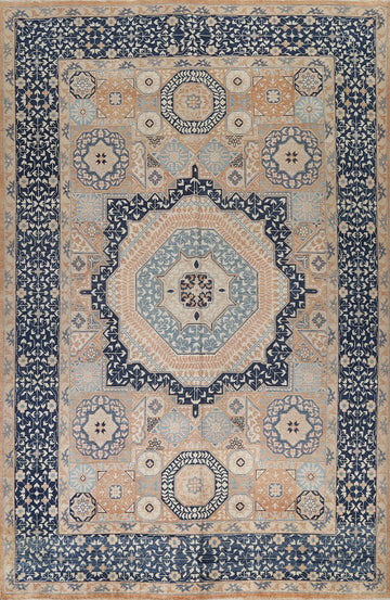 Vegetable Dye Khotan Oriental Wool Rug 9x12