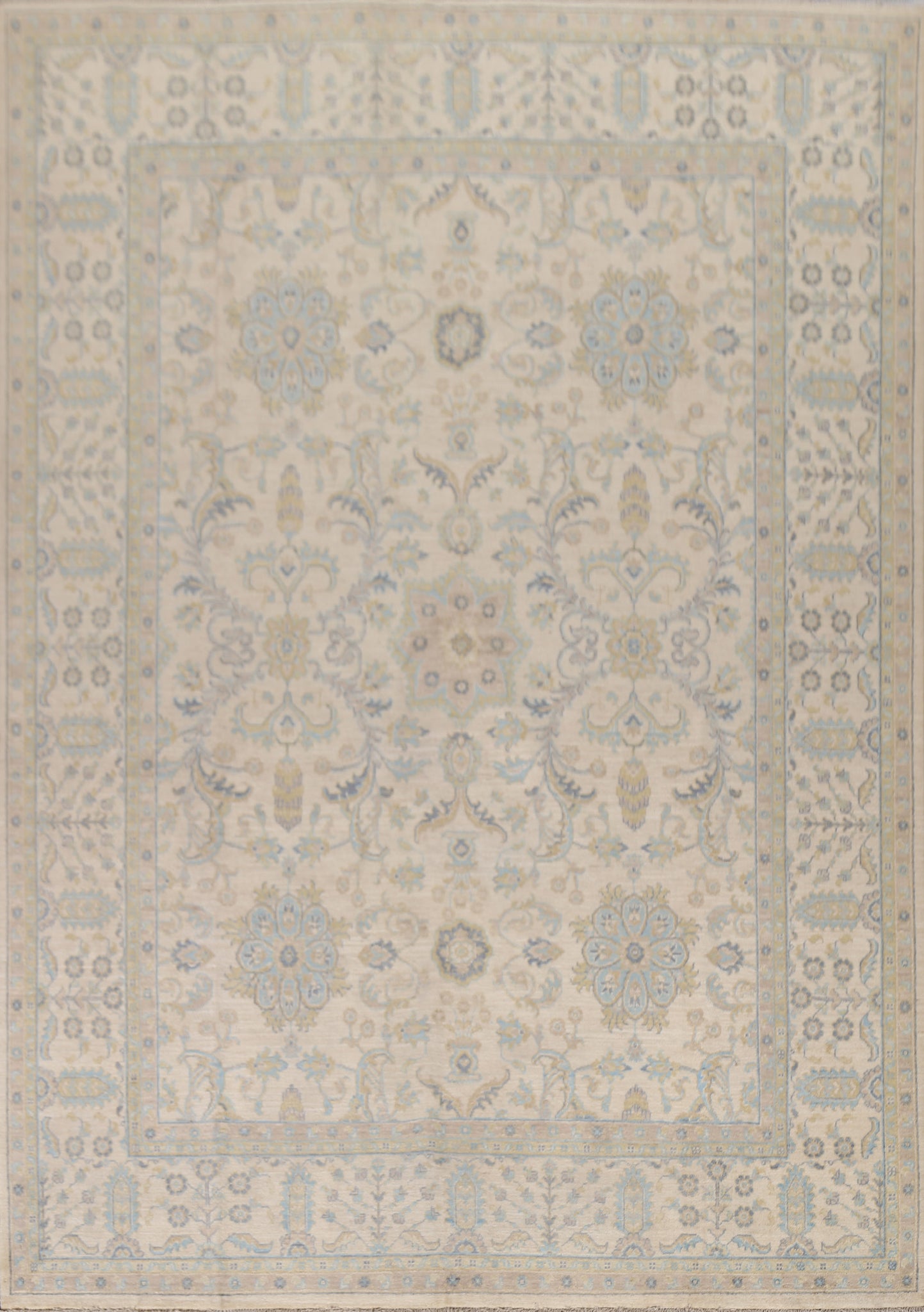 Vegetable Dye Floral Ziegler Oriental Area Rug 8x10