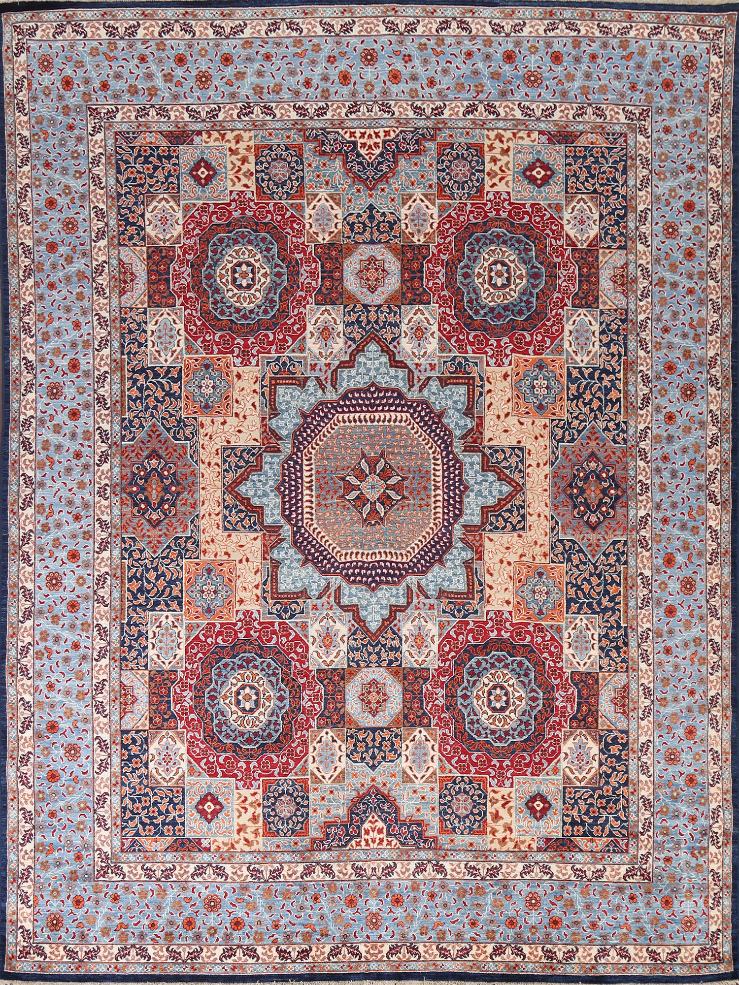 Vegetable Dye Ziegler Oriental Wool Rug 8x10