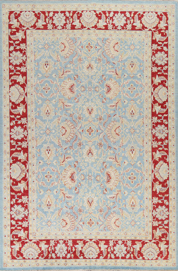 Vegetable Dye Ziegler Handmade Oriental Rug 7x10