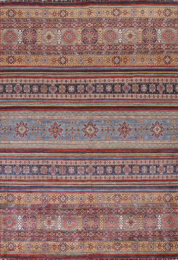 Vegetable Dye Super Kazak Oriental Area Rug 8x10