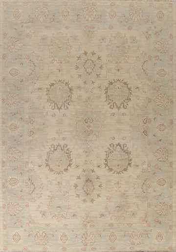 Handmade Ziegler Vegetable Dye Wool Rug 9x12