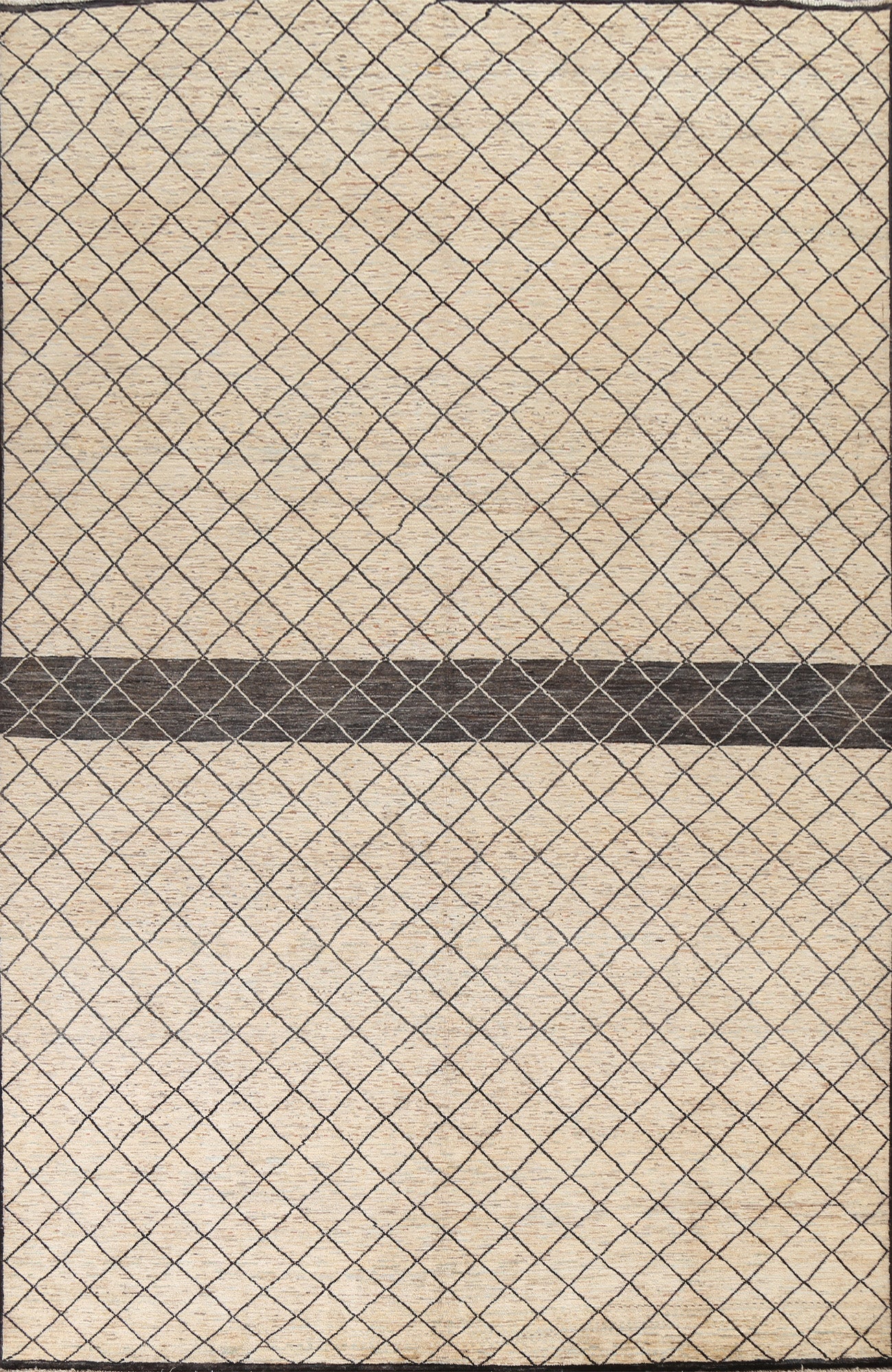 Trellis Wool Moroccan Oriental Rug 8x10