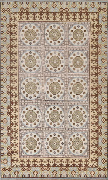 Vegetable Dye Khotan Oriental Area Rug 6x10