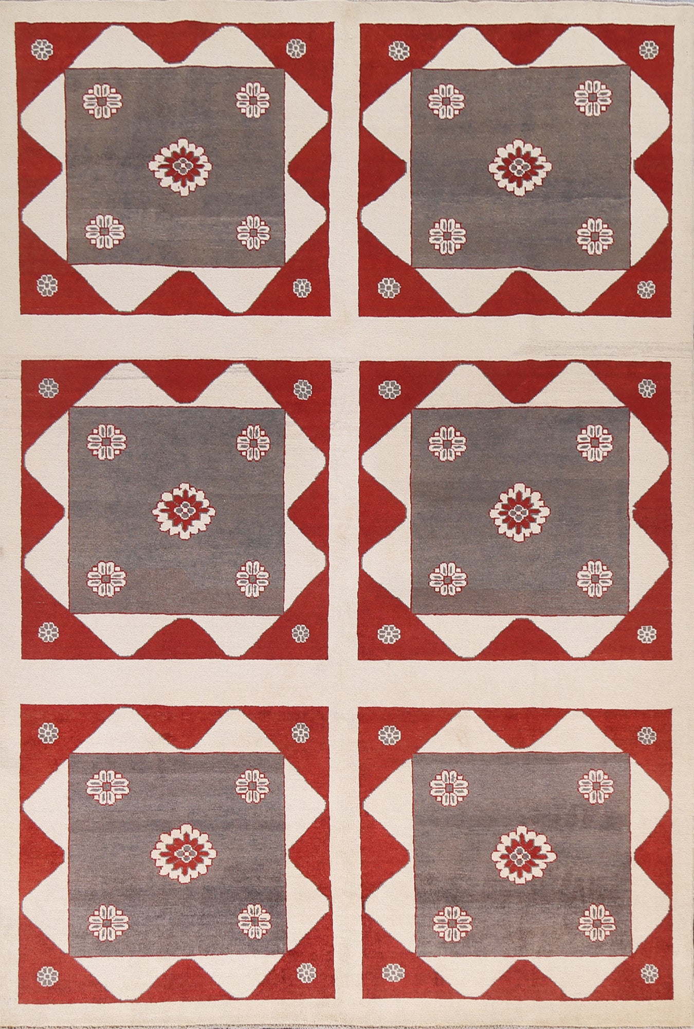 Geometric Gabbeh Kashkoli Oriental Area Rug 6x8