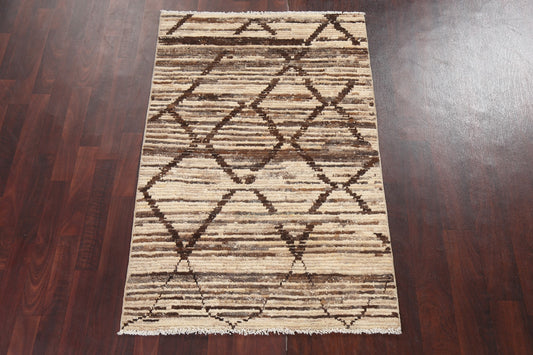 Trellis Gabbeh Kashkoli Oriental Wool Rug 3x5