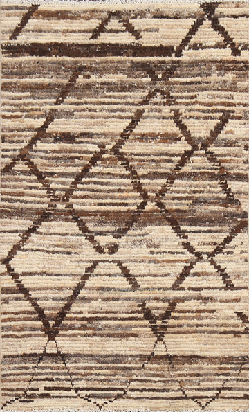 Trellis Gabbeh Kashkoli Oriental Wool Rug 3x5