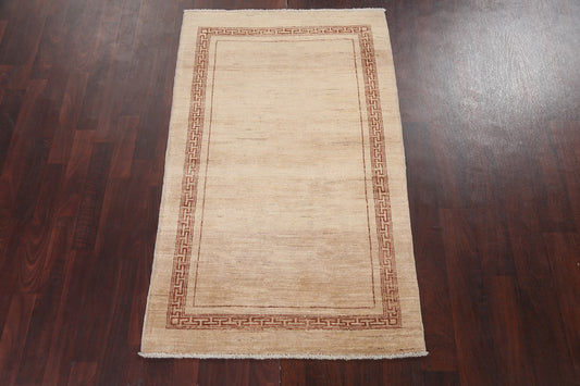 Handmade Gabbeh Kashkoli Oriental Wool Rug 3x5