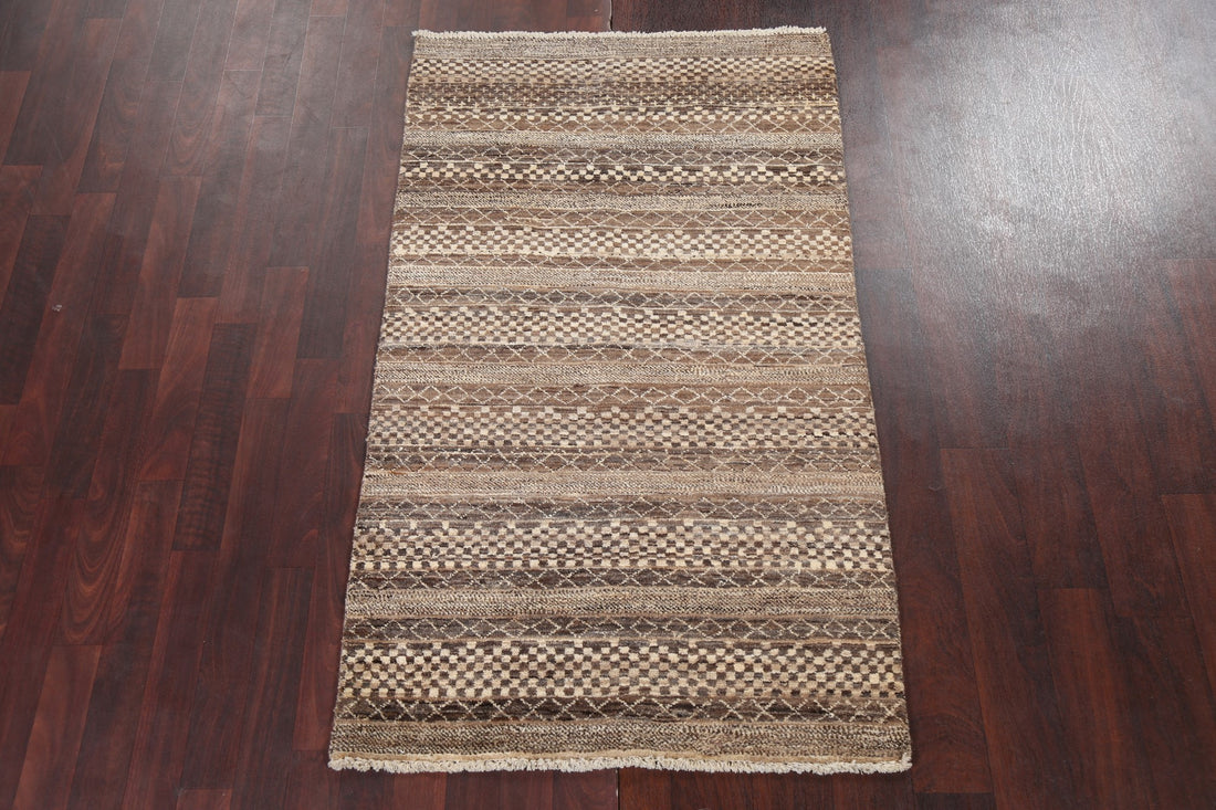 Handmade Gabbeh Kashkoli Oriental Rug 3x5