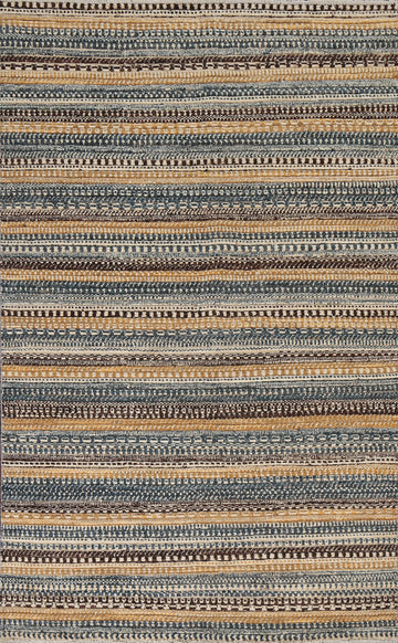 Striped Gabbeh Kashkoli Oriental Area Rug 6x8