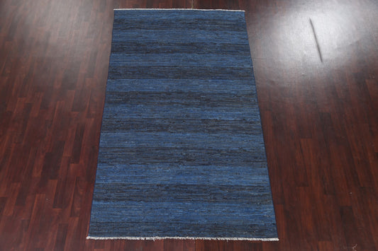 Striped Gabbeh Kashkoli Oriental Handmade Rug 5x9