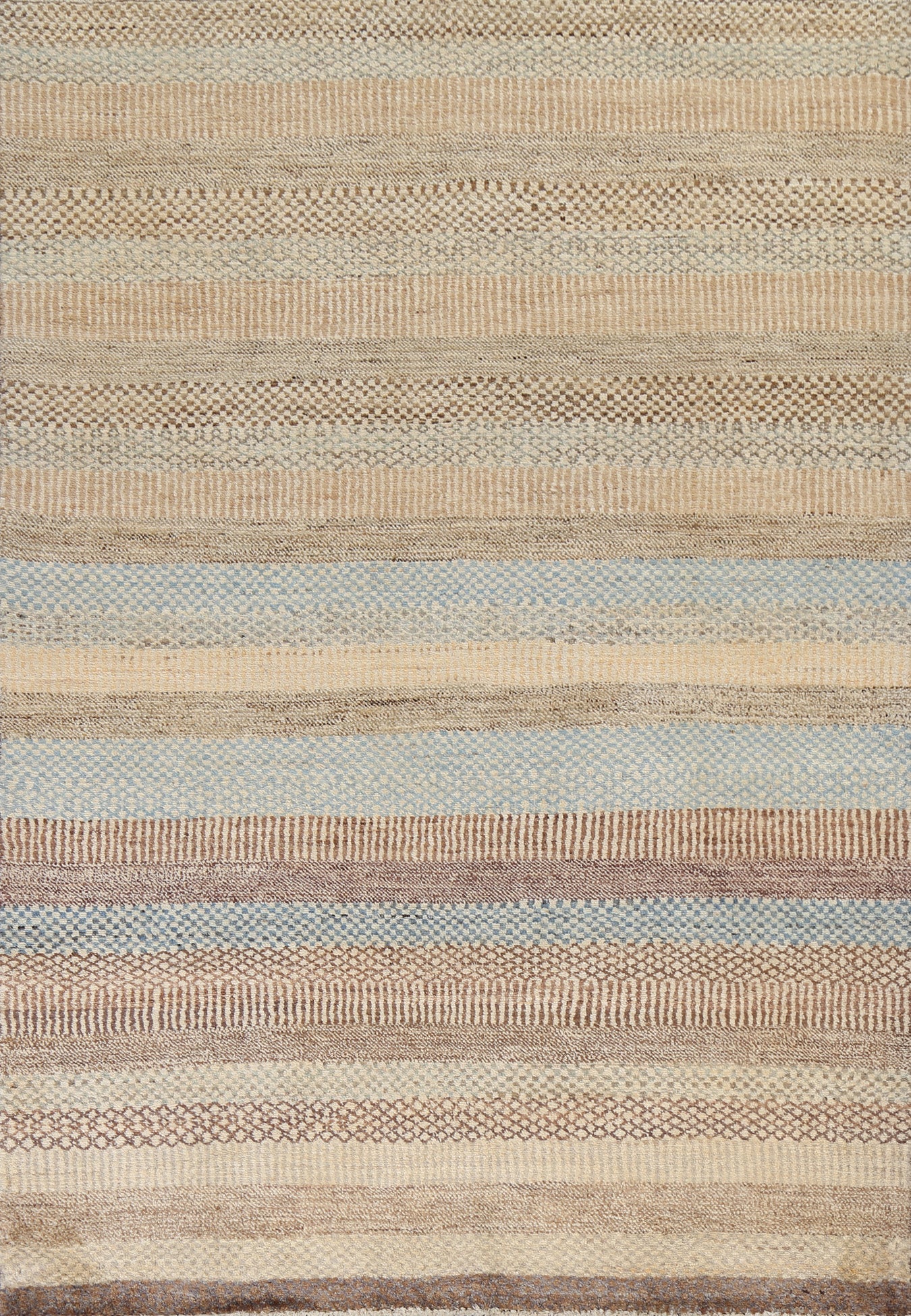 Handmade Gabbeh Kashkoli Oriental Wool Rug 6x8