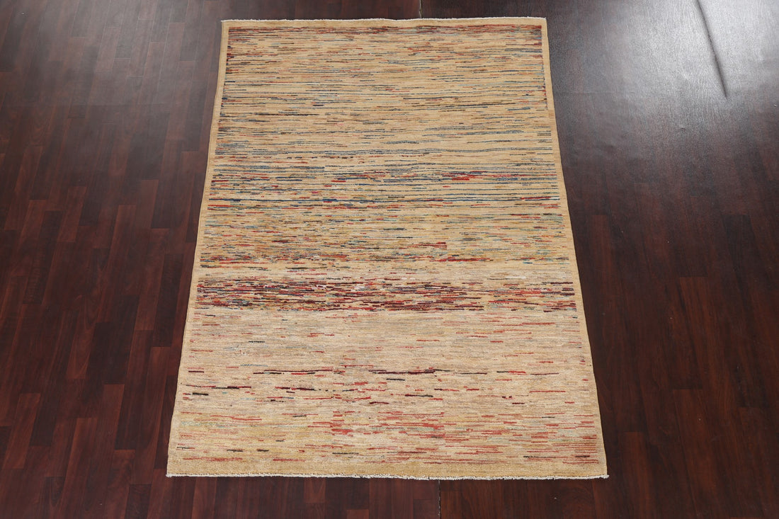 Handmade Gabbeh Kashkoli Oriental Rug 6x8