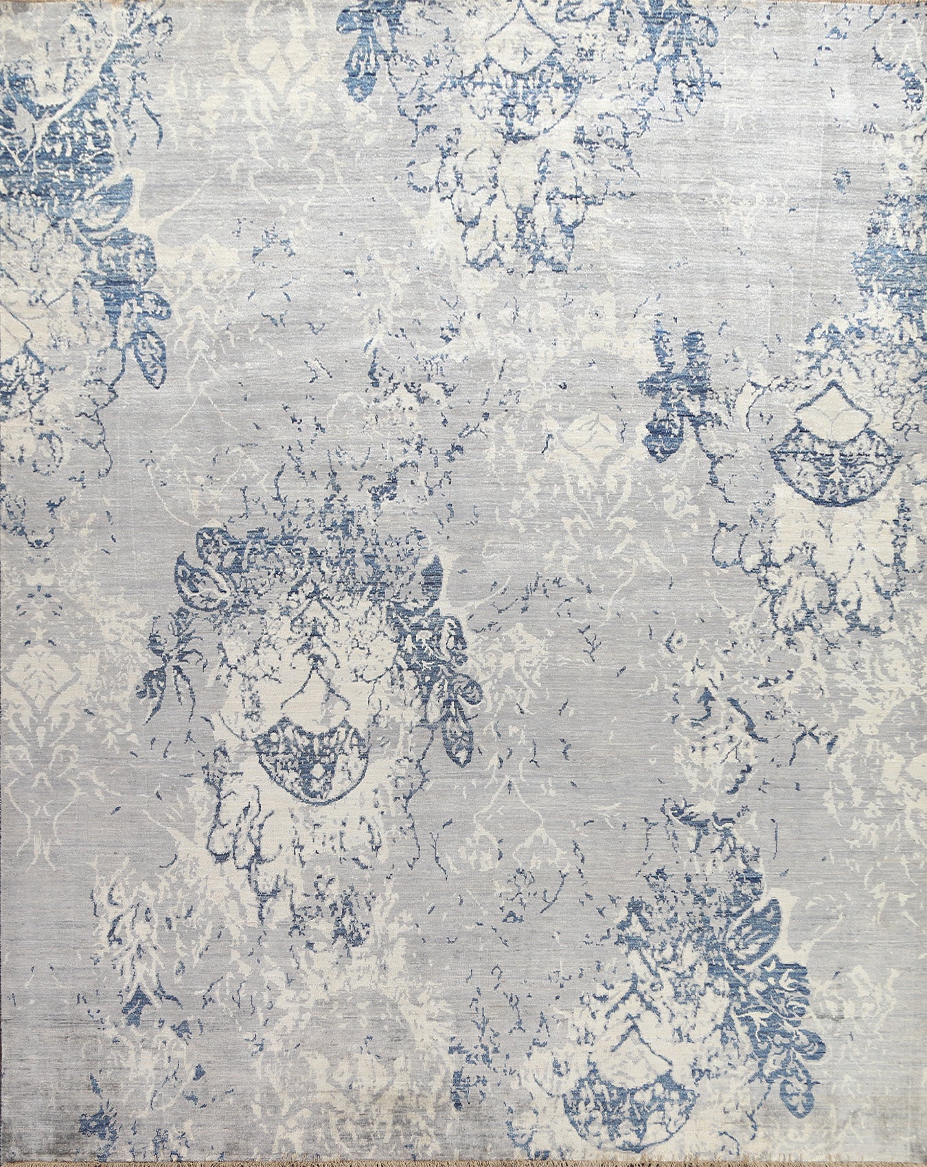 Vegetable Dye Abstract Oriental Wool Rug 8x10