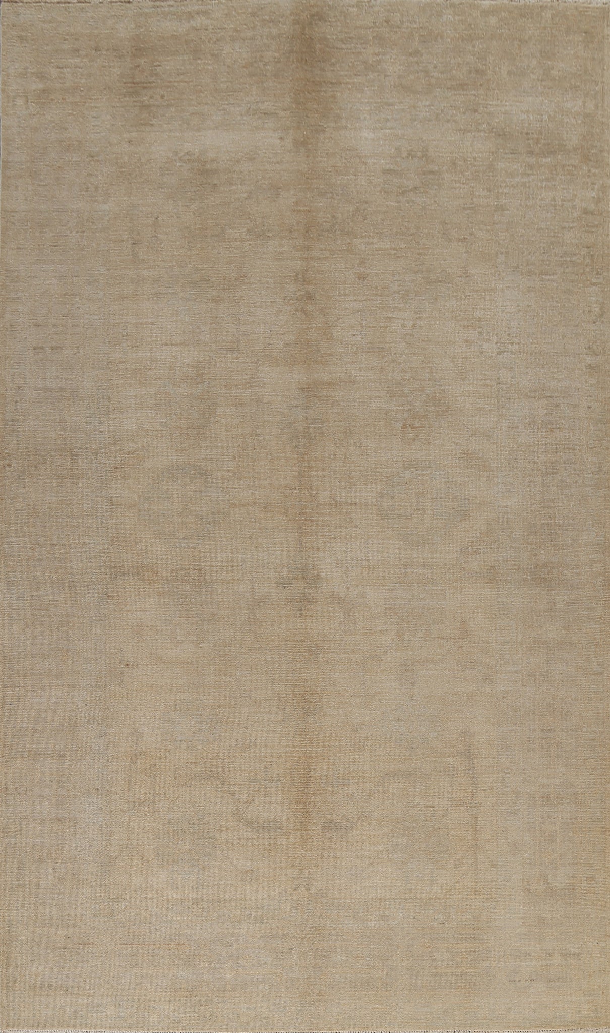 Vegetable Dye Muted Oushak Turkish Area Rug 7x10