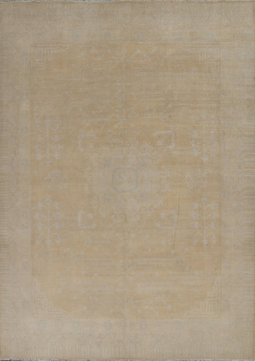 Vegetable Dye Muted Oushak Oriental Area Rug 9x11