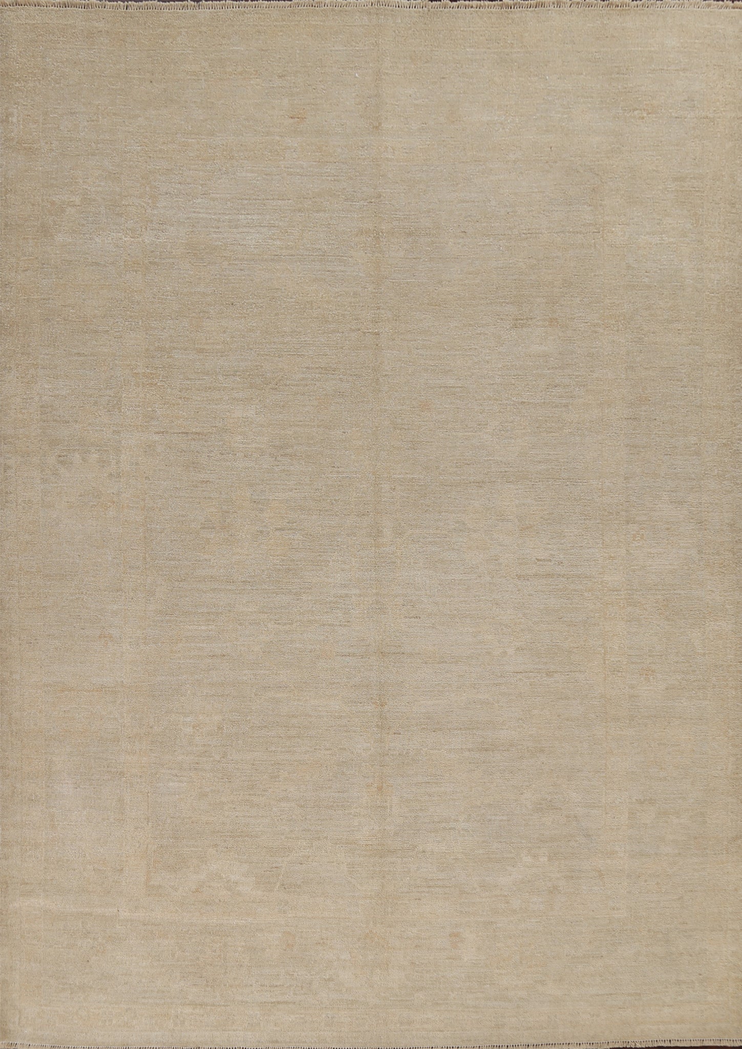 Vegetable Dye Muted Oushak Handmade Turkish Rug 8x10