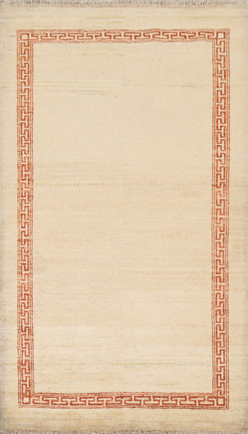 Handmade Gabbeh Kashkoli Oriental Wool Rug 3x5