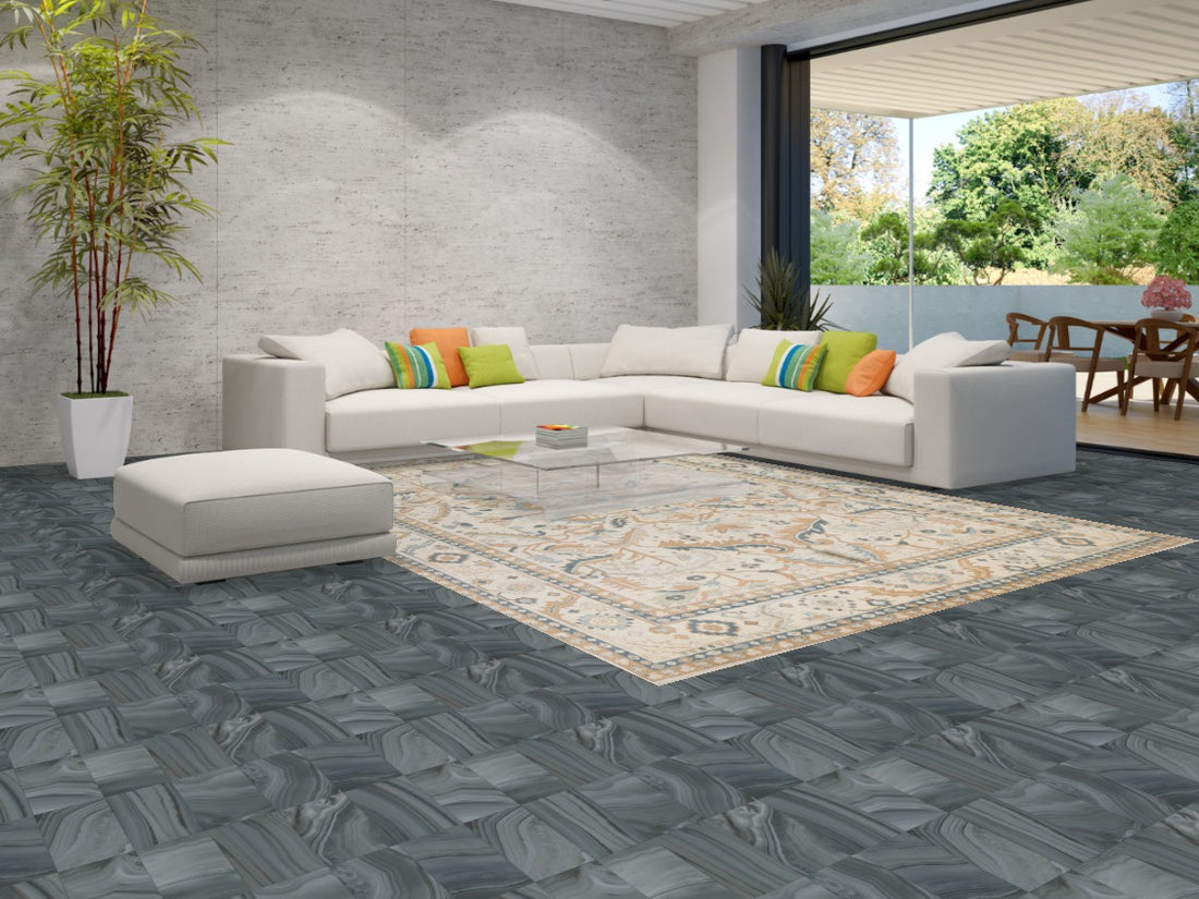 Vegetable Dye Oushak Oriental Area Rug 9x13