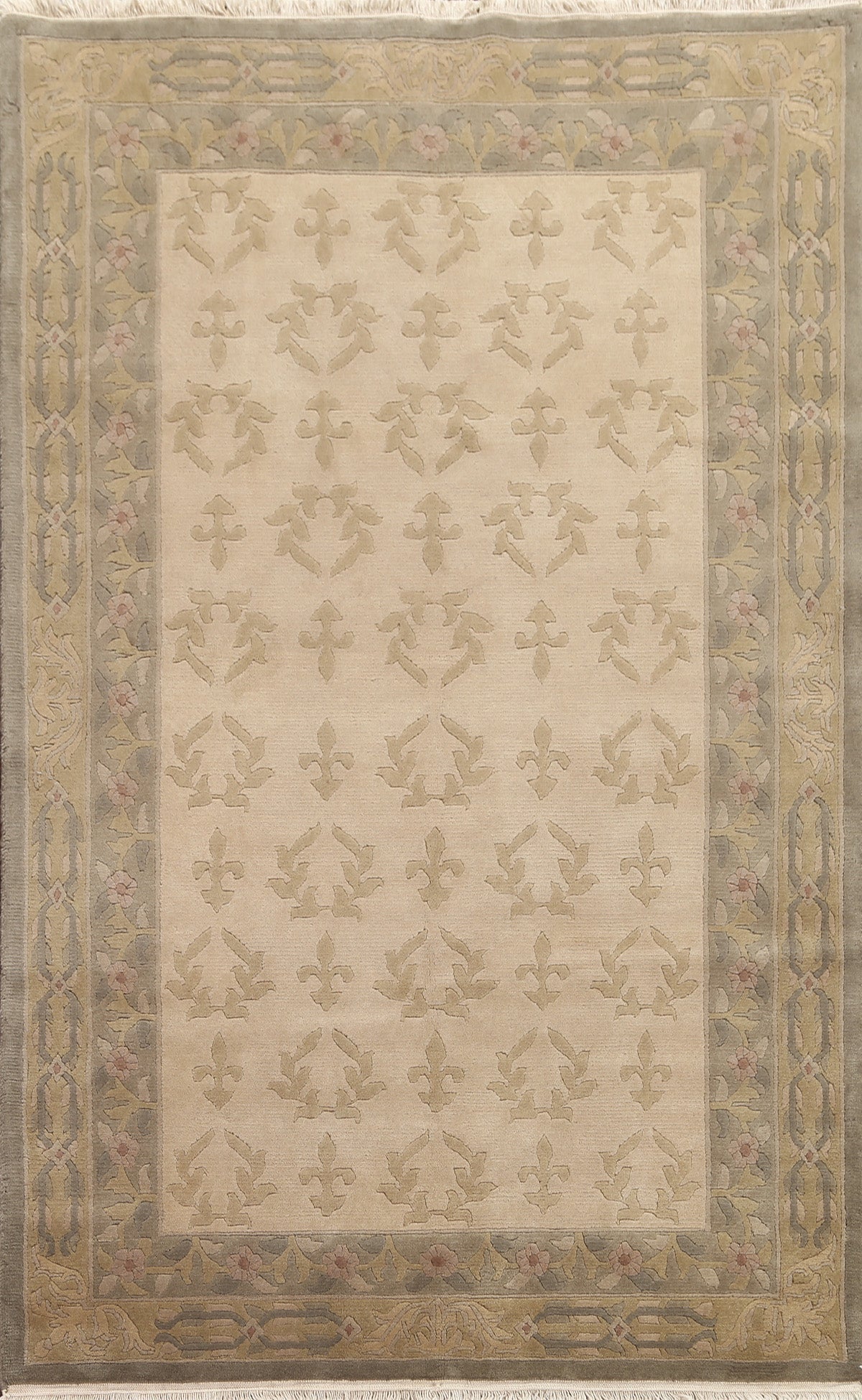 Vegetable Dye Nepalese Oriental Handmade Rug 6x9