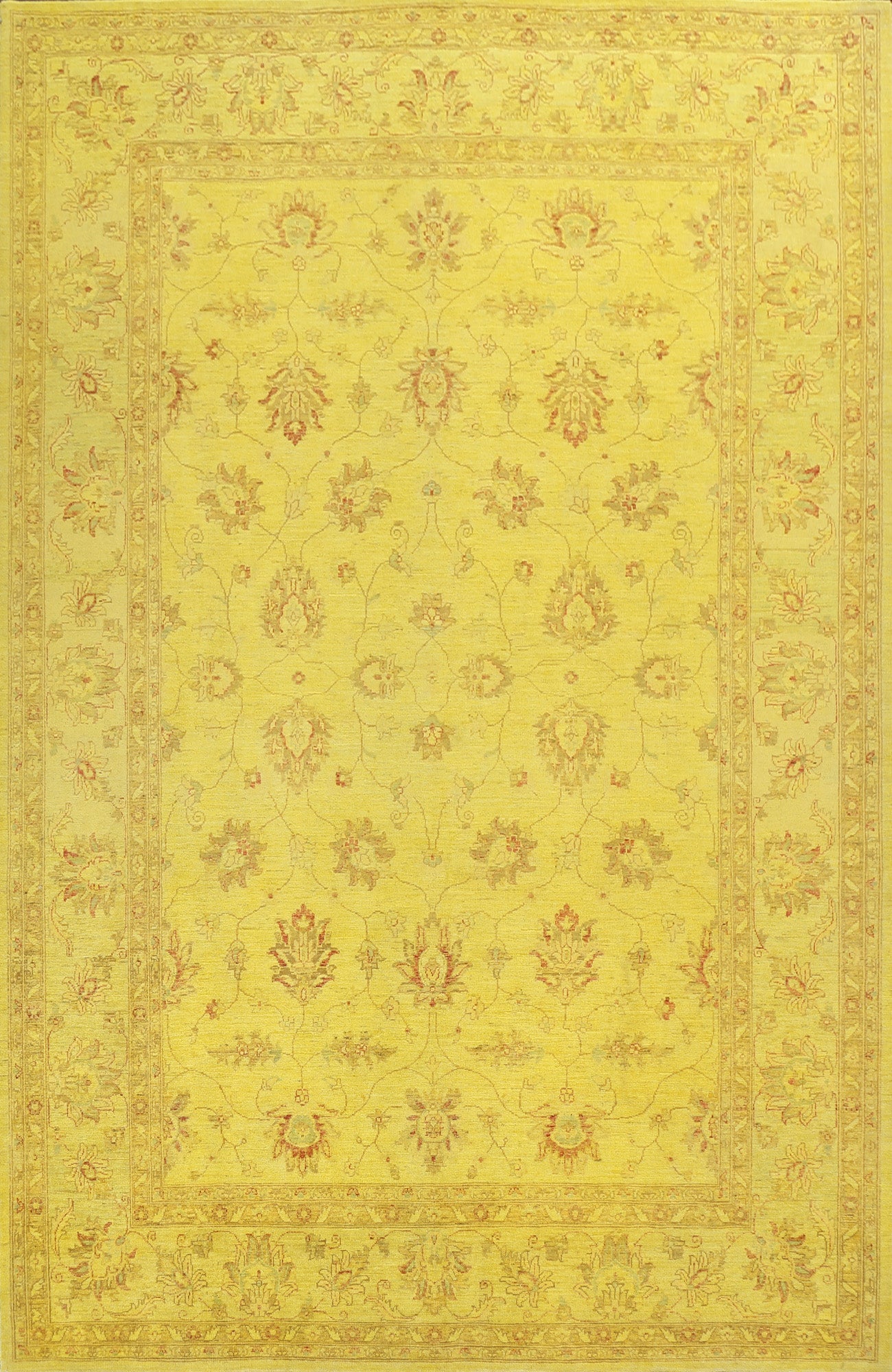 Handmade Wool Chobi Peshawar Oriental Rug 8x11