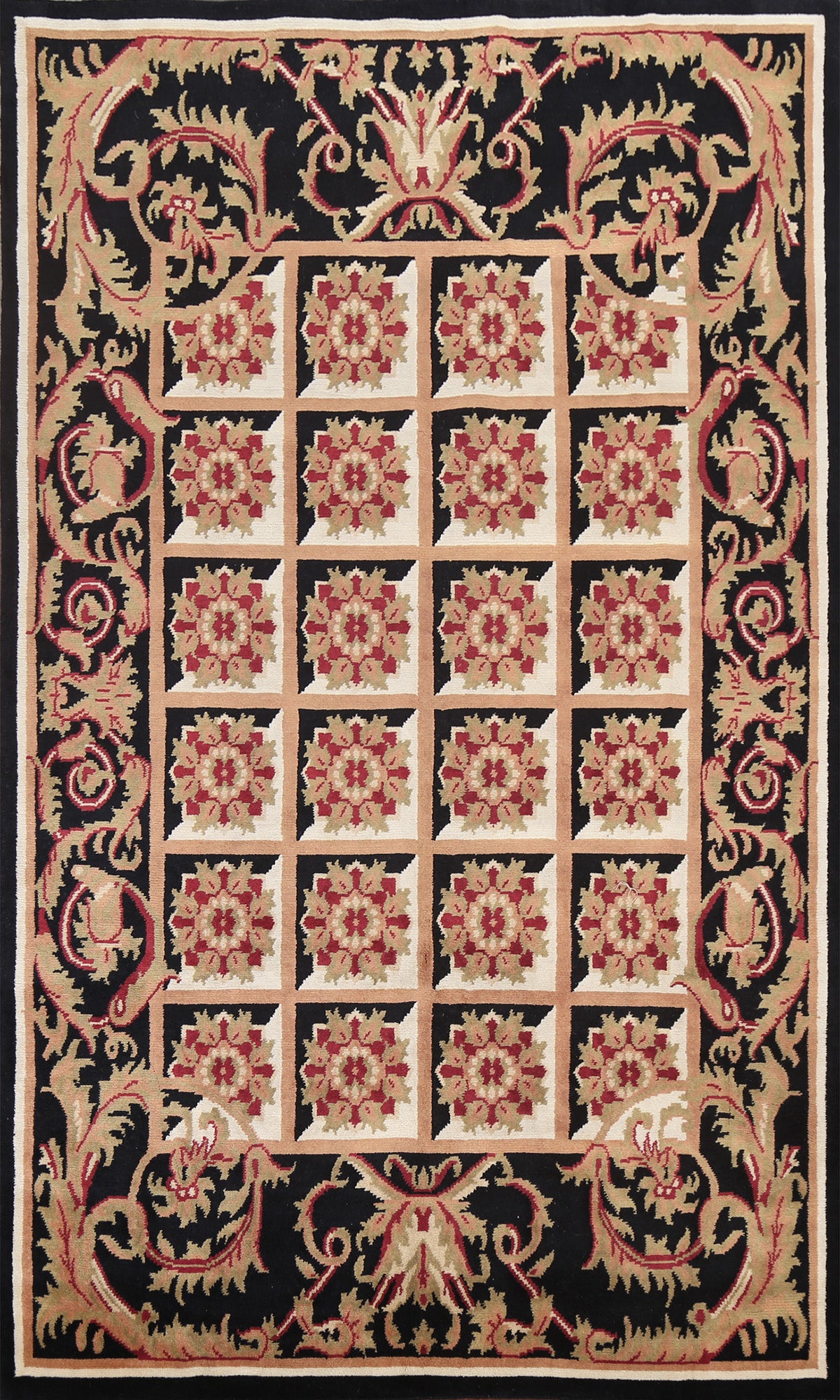 Vegetable Dye Nepalese Oriental Wool Rug 6x9