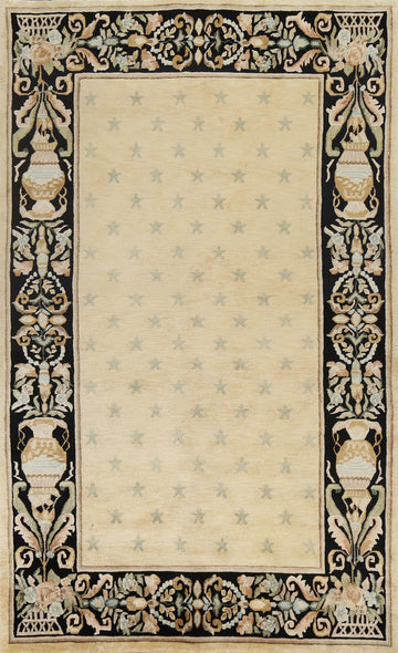 Vegetable Dye Nepalese Oriental Area Rug 6x9